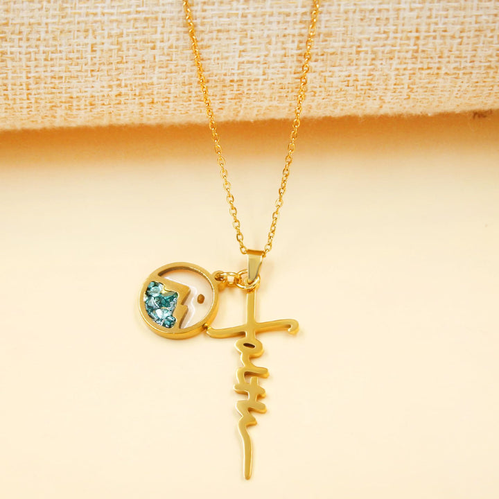Christianartworkshop Collana con croce e semi di senape con scritta "Faith": un simbolo di fede incrollabile. - image 13