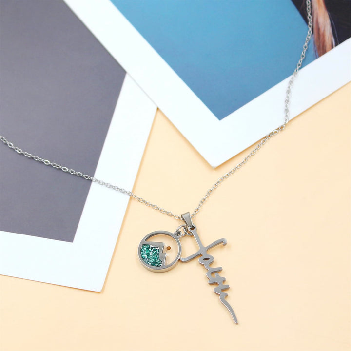 Christianartworkshop Collana con croce e semi di senape con scritta "Faith": un simbolo di fede incrollabile. - image 4