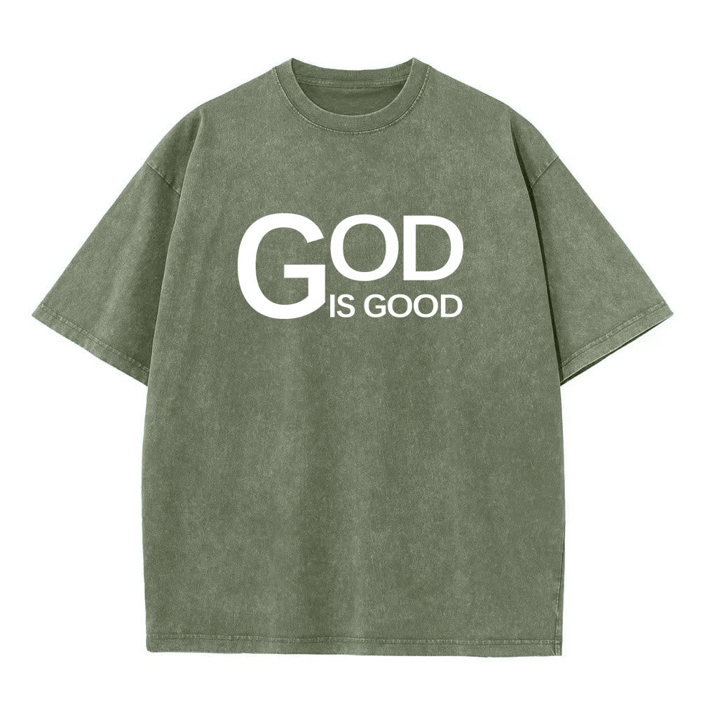Christianartworkshop Dio è buono Filippesi 4:13 Croce T-shirt unisex lavata - image 11