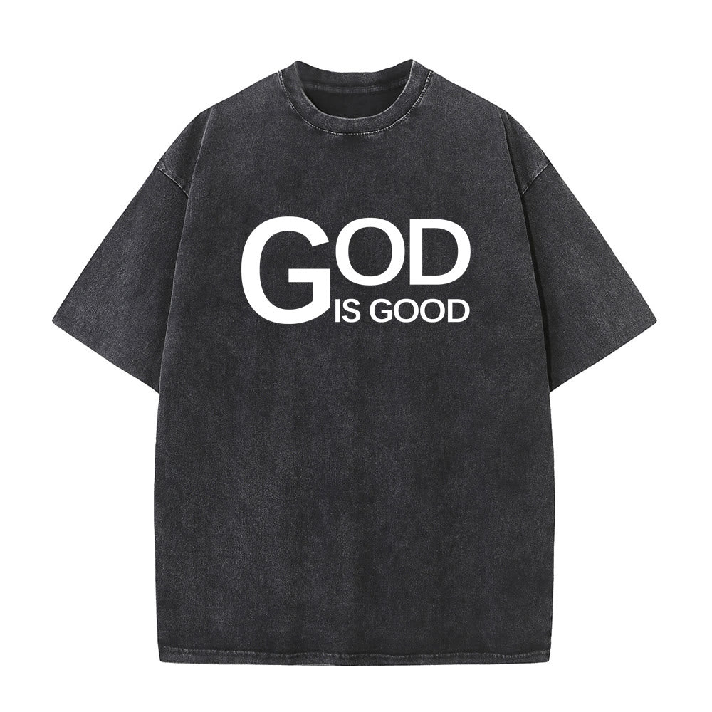 Christianartworkshop Dio è buono Filippesi 4:13 Croce T-shirt unisex lavata - image 2