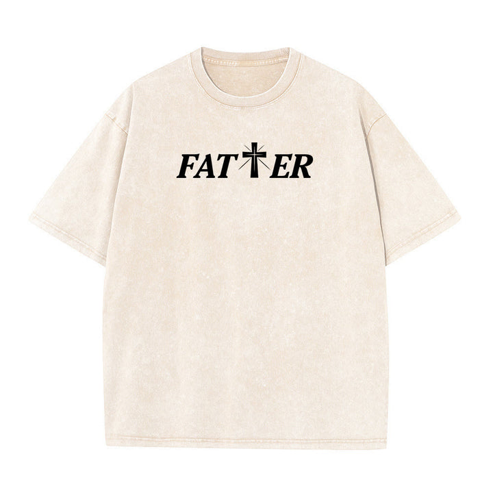 Christianartworkshop T-shirt unisex lavata con corona di spine e scritta "Gesù pieno di fede". - image 17