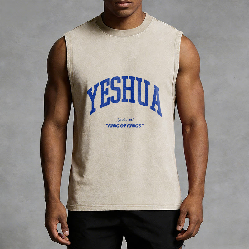 Christianartworkshop Canotta unisex lavata Yeshua King Of Kings - image 1