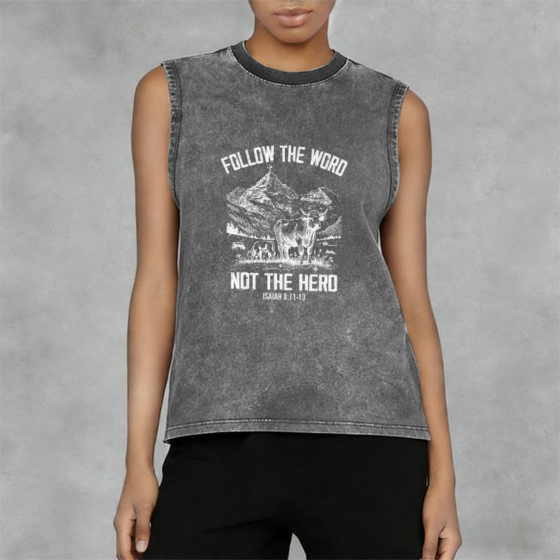 Christianartworkshop Canotta unisex lavata "Follow The Word Not The Herd" - image 8