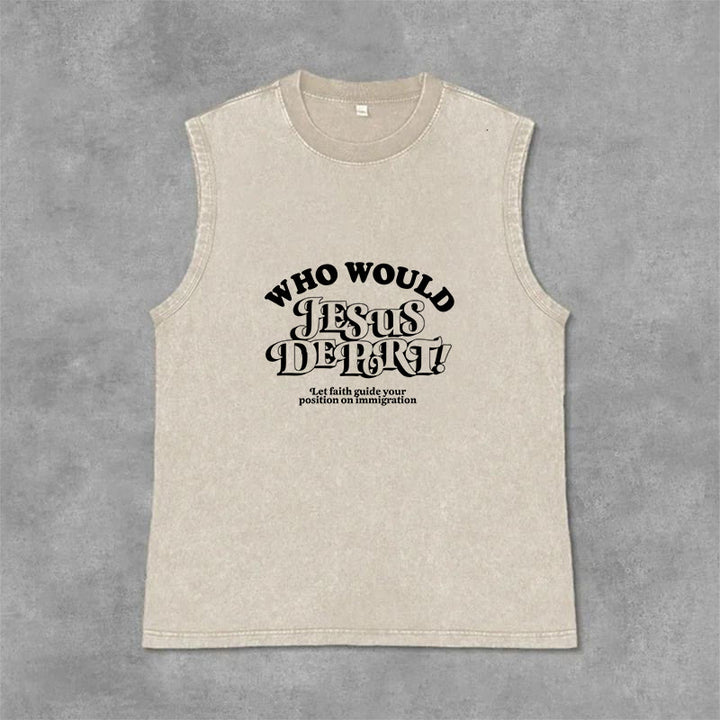 Christianartworkshop Canotta unisex con scritta "Inspirational Let Faith Guide You" (Lascia che la fede ti guidi) - Beige - 2XL - image 0