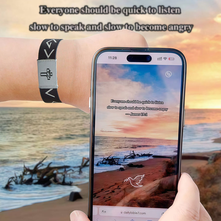 Christianartworkshop Braccialetto NFC Faith a 2 stili: un simbolo di guida divina ad ogni tocco - image 11
