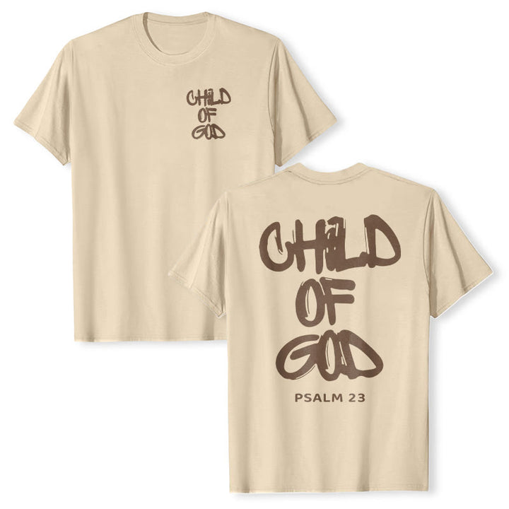 Maglietta da adulto in cotone "Figlio di Dio" Christianartworkshop - Beige - 2XL - image 4