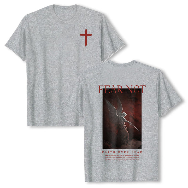 Maglietta a maniche corte "NON TEMERE" Christianartworkshop - Grigio - 2XL - image 7