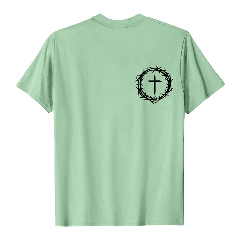 Christianartworkshop Molte cose possono accadere in 3 giorni T-shirt unisex con corona di spine e croce - image 19