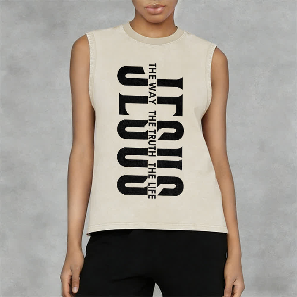 Christianartworkshop Canotta unisex lavata "The Way The Truth The Life" - image 8