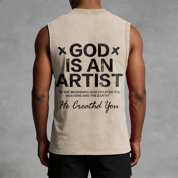 Christianartworkshop Canotta unisex "Dio è un artista" - image 10