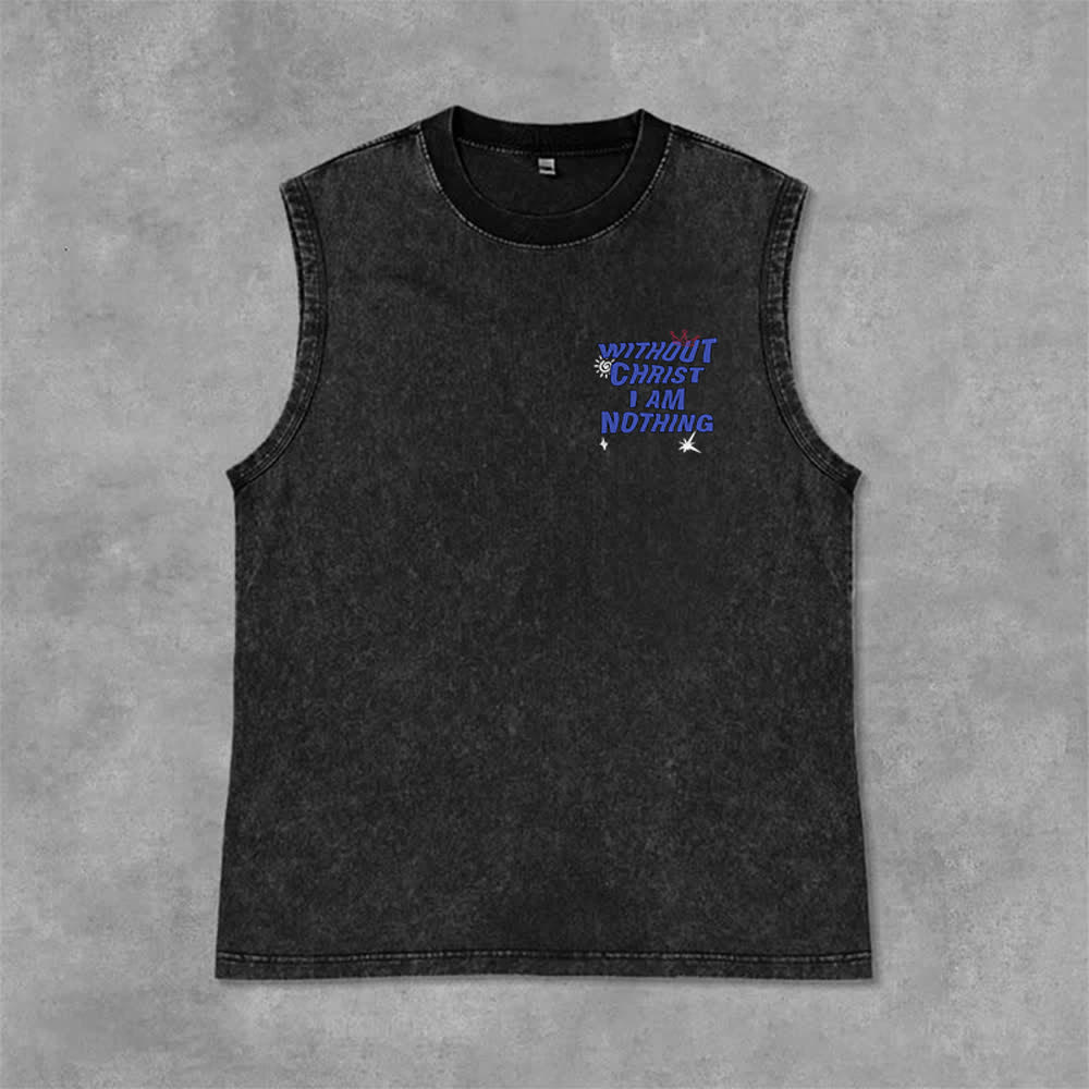 Christianartworkshop Canotta unisex lavata "Senza Cristo non sono niente" - image 13