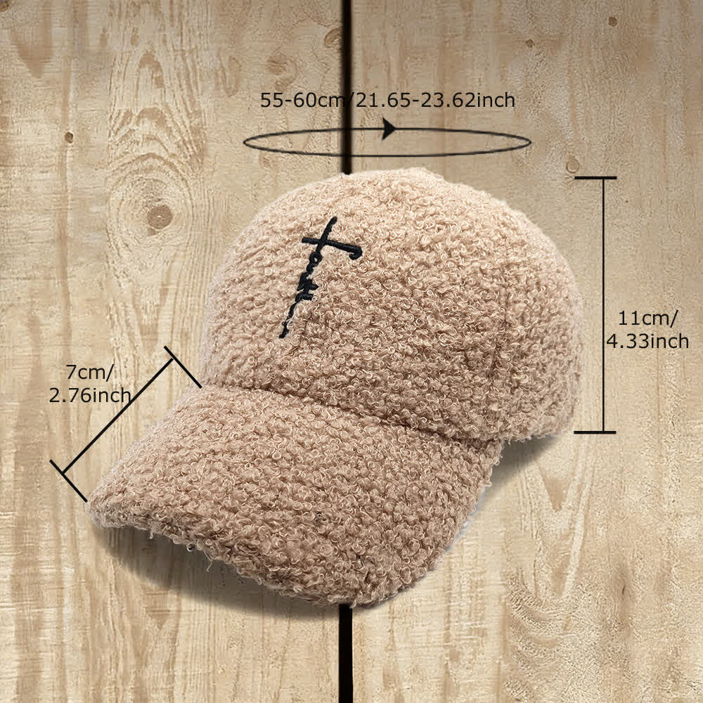 Christianartworkshop Cappellino da baseball morbido con croce della fede ricamata - image 5