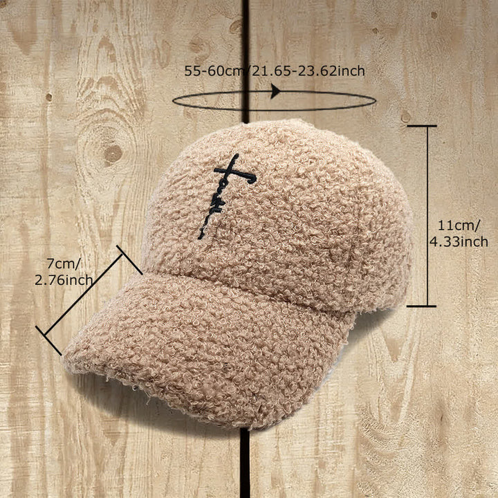 Christianartworkshop Cappellino da baseball morbido con croce della fede ricamata - image 5