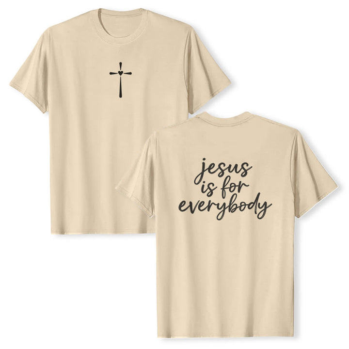 Christianartworkshop Maglietta premium "Gesù è per tutti" - Beige - 2XL - image 15