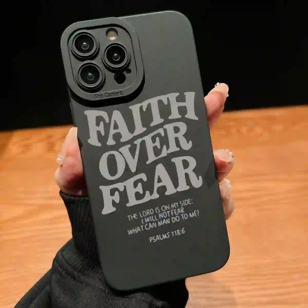 Christianartworkshop Custodia per cellulare "Faith Over Fear": una testimonianza di coraggio e forza divina per l'uso quotidiano. - iPhone 7 - image 0