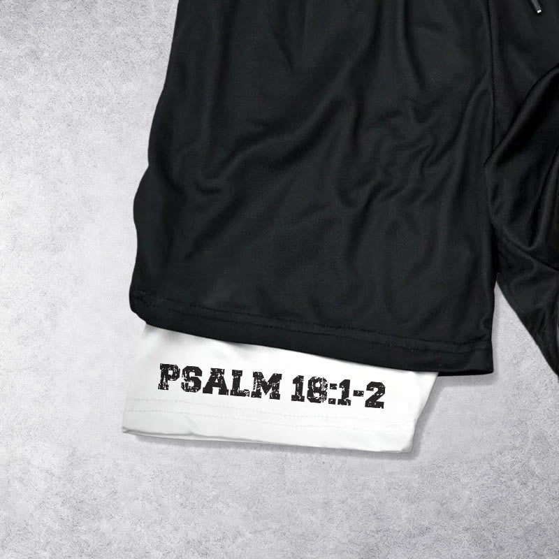 Christianartworkshop Salmo 18:1-2 Il Signore è la mia forza - Pantaloncini sportivi - image 7
