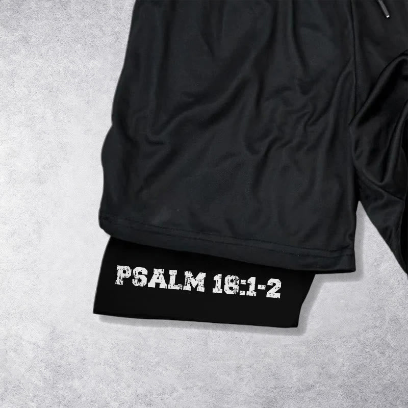 Christianartworkshop Salmo 18:1-2 Il Signore è la mia forza - Pantaloncini sportivi - image 15