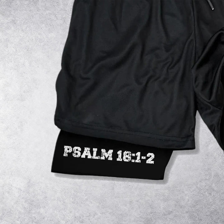 Christianartworkshop Salmo 18:1-2 Il Signore è la mia forza - Pantaloncini sportivi - image 15