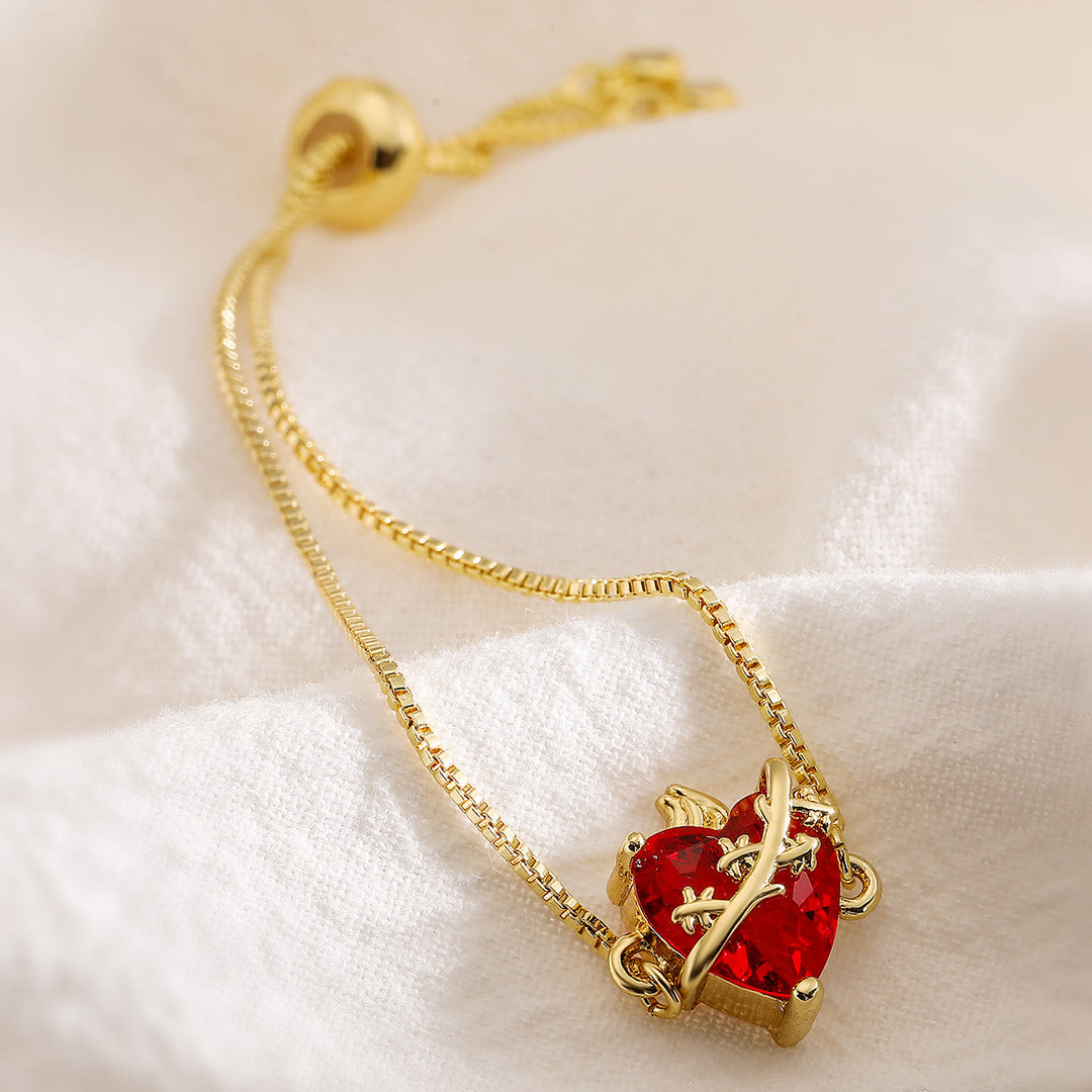 Christianartworkshop Elegante braccialetto devozionale del Sacro Cuore: incarnazione dell'amore e della forza spirituale di Cristo. - C - image 3