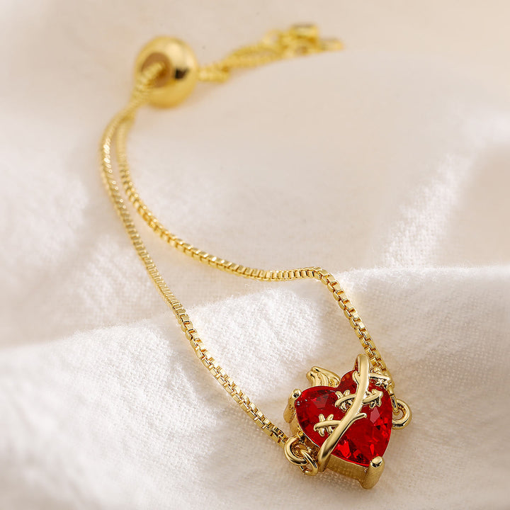Christianartworkshop Elegante braccialetto devozionale del Sacro Cuore: incarnazione dell'amore e della forza spirituale di Cristo. - C - image 3