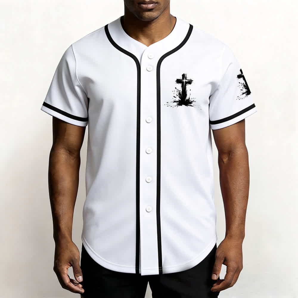 Christianartworkshop Non tutti i supereroi indossano mantelli Maglia da baseball unisex A Cross - image 2