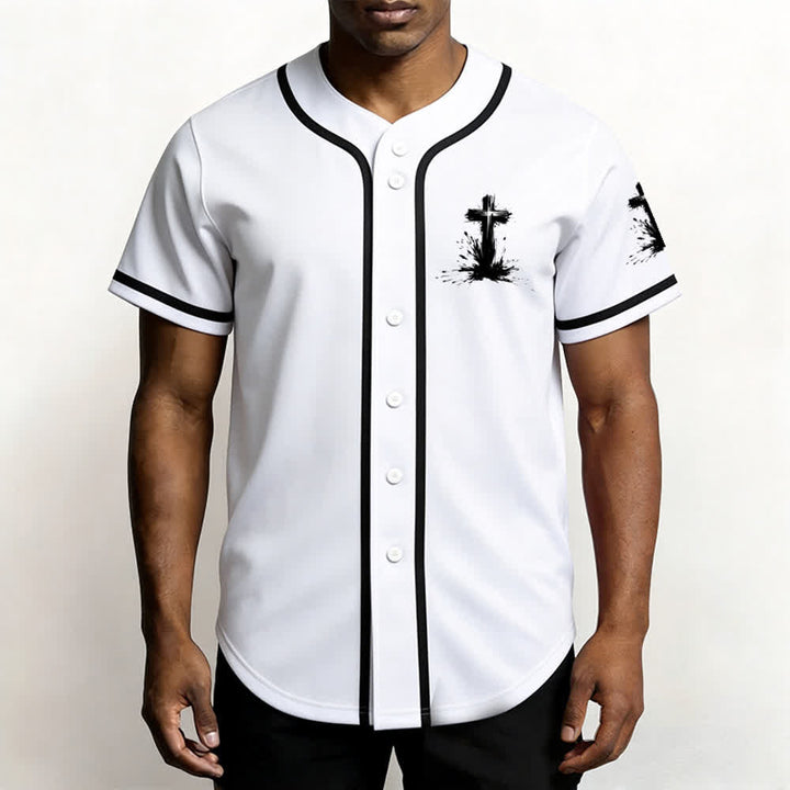 Christianartworkshop Non tutti i supereroi indossano mantelli Maglia da baseball unisex A Cross - image 2