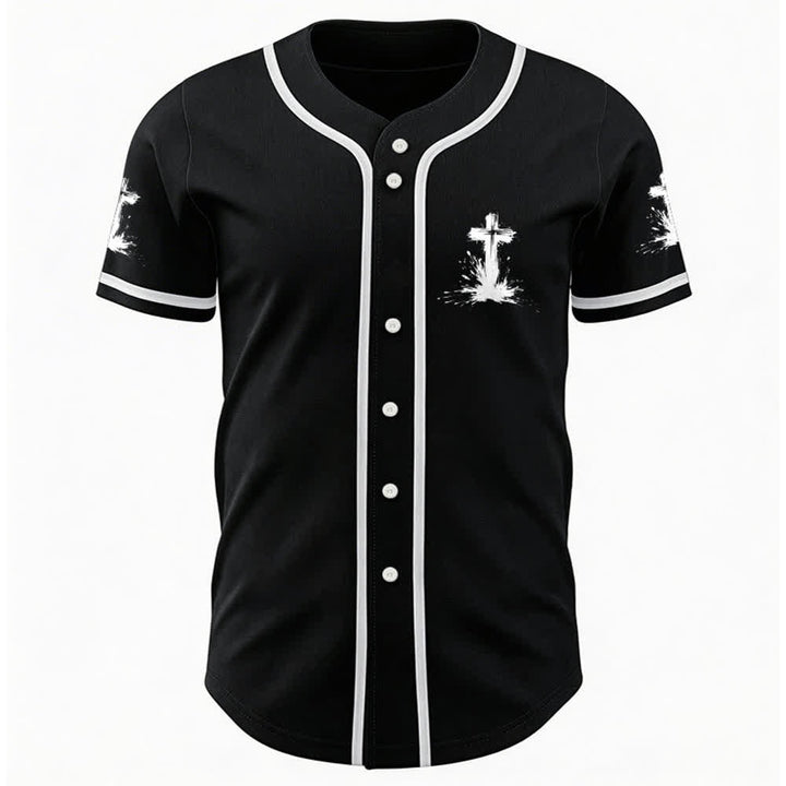 Christianartworkshop Non tutti i supereroi indossano mantelli Maglia da baseball unisex A Cross - image 9