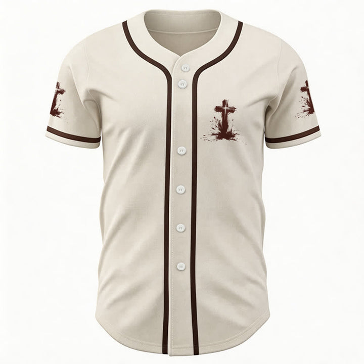 Christianartworkshop Non tutti i supereroi indossano mantelli Maglia da baseball unisex A Cross - image 27
