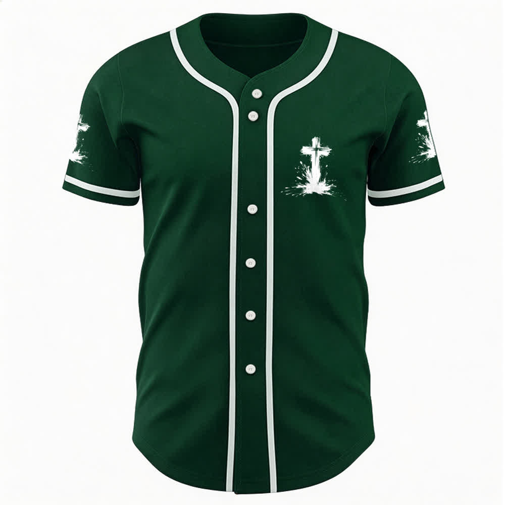 Christianartworkshop Non tutti i supereroi indossano mantelli Maglia da baseball unisex A Cross - image 24