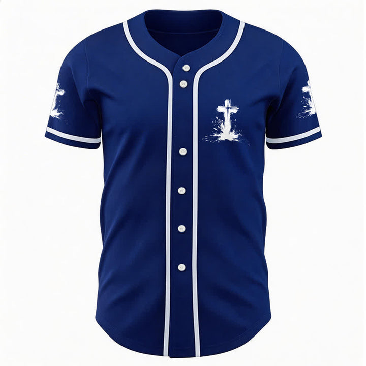Christianartworkshop Non tutti i supereroi indossano mantelli Maglia da baseball unisex con croce - image 21