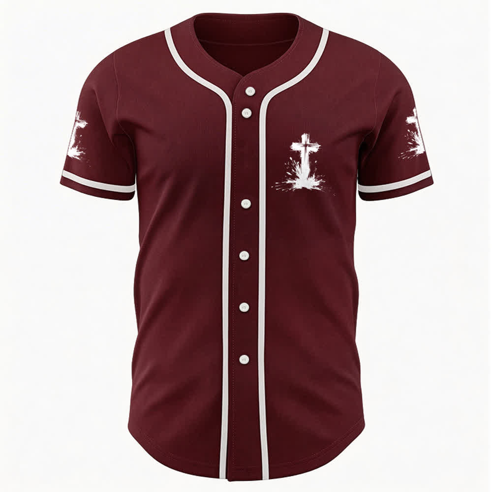 Christianartworkshop Non tutti i supereroi indossano mantelli Maglia da baseball unisex A Cross - image 15