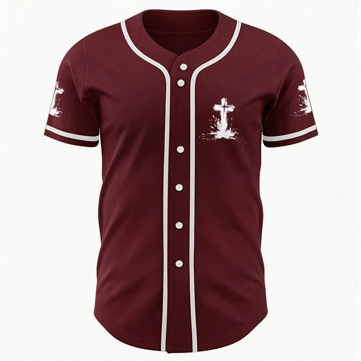 Christianartworkshop Non tutti i supereroi indossano mantelli Maglia da baseball unisex A Cross - image 15