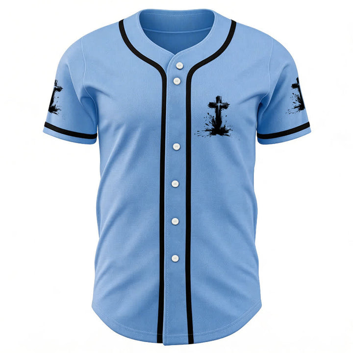 Christianartworkshop Non tutti i supereroi indossano mantelli Maglia da baseball unisex con croce - image 18