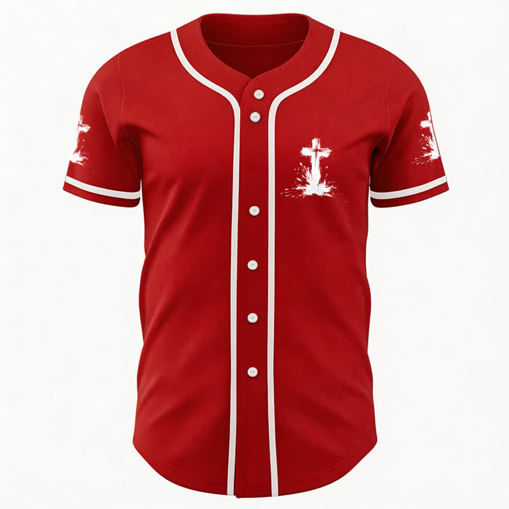 Christianartworkshop Non tutti i supereroi indossano mantelli Maglia da baseball unisex A Cross - image 12