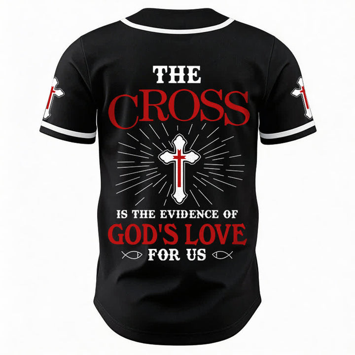 Christianartworkshop Maglia da baseball unisex "La croce è la prova dell'amore di Dio" - image 11