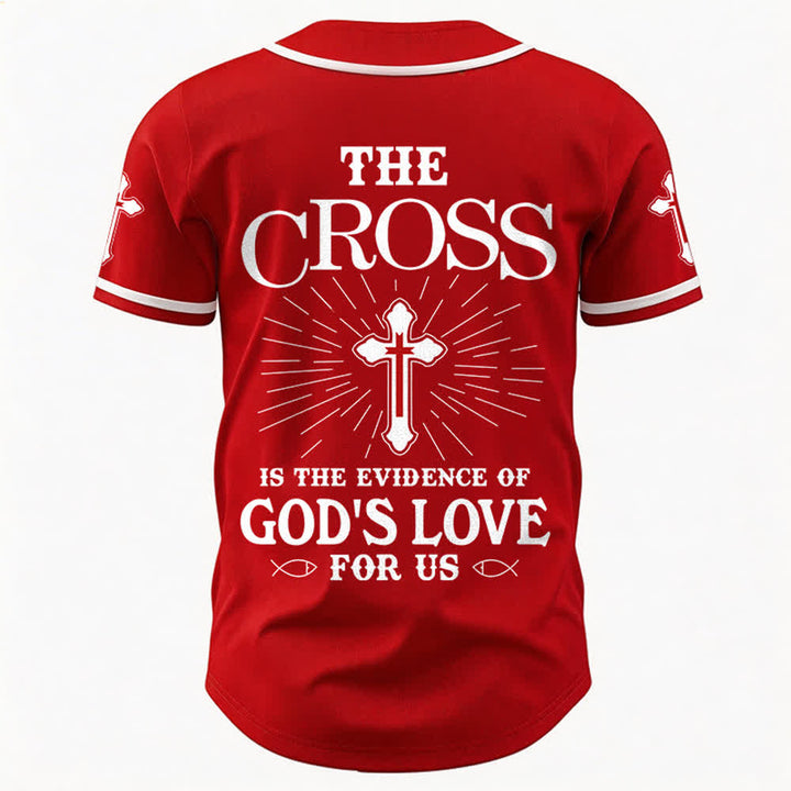 Christianartworkshop Maglia da baseball unisex "La croce è la prova dell'amore di Dio" - image 14