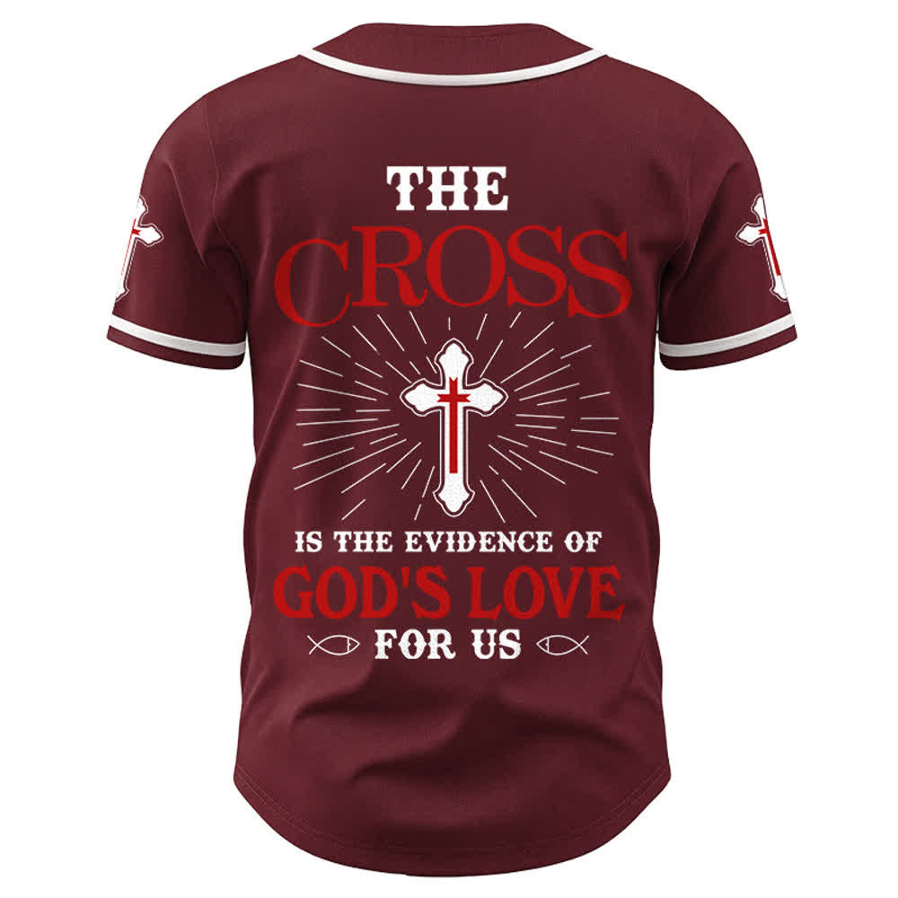 Christianartworkshop Maglia da baseball unisex "La croce è la prova dell'amore di Dio" - image 17