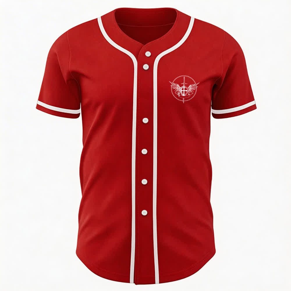 Christianartworkshop Maglia da baseball unisex "San Michele Arcangelo difendici" - image 12