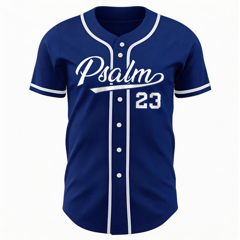 Christianartworkshop Maglia da baseball unisex in stile retrò con la scritta Salmo 23 - image 6