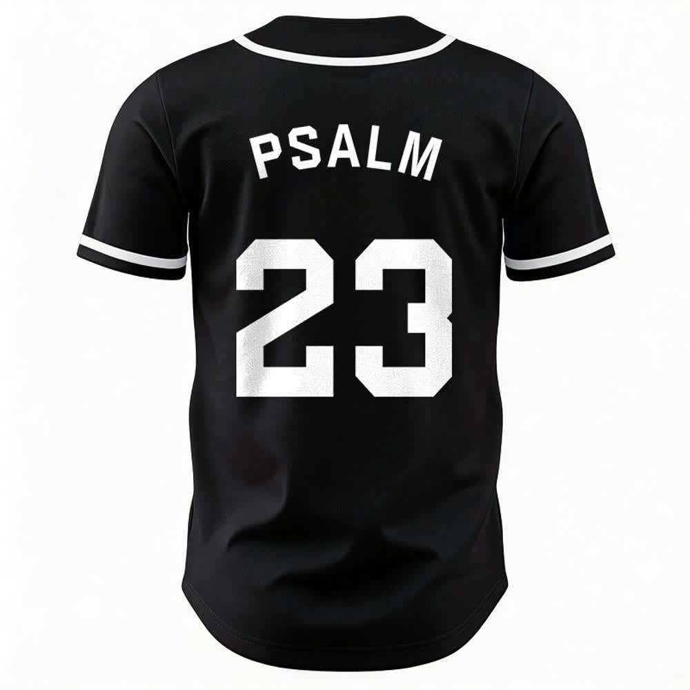Christianartworkshop Maglia da baseball unisex in stile retrò con la scritta Salmo 23 - image 11