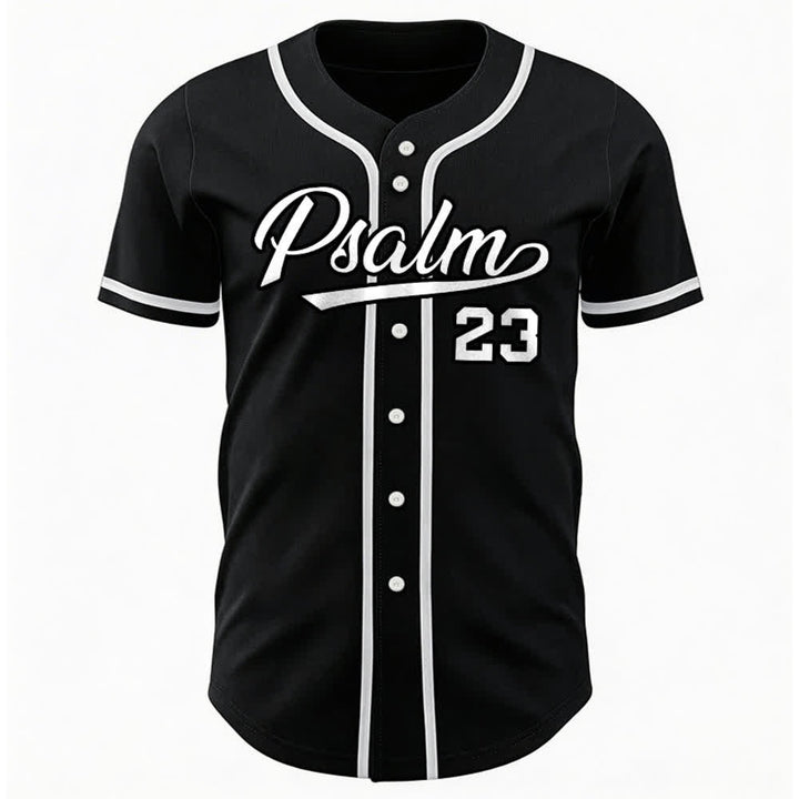 Christianartworkshop Maglia da baseball unisex in stile retrò con la scritta Salmo 23 - image 12