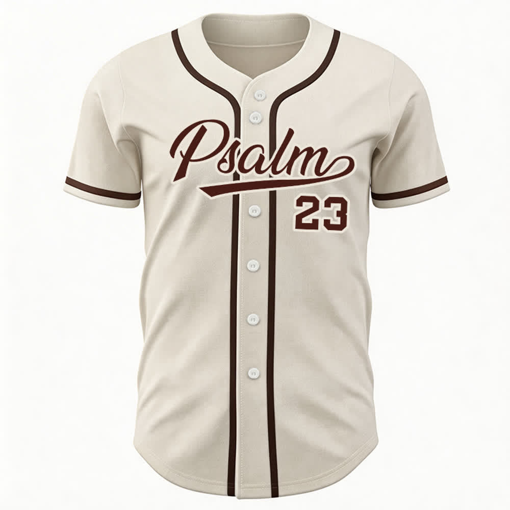 Christianartworkshop Maglia da baseball unisex in stile retrò con la scritta Salmo 23 - image 27