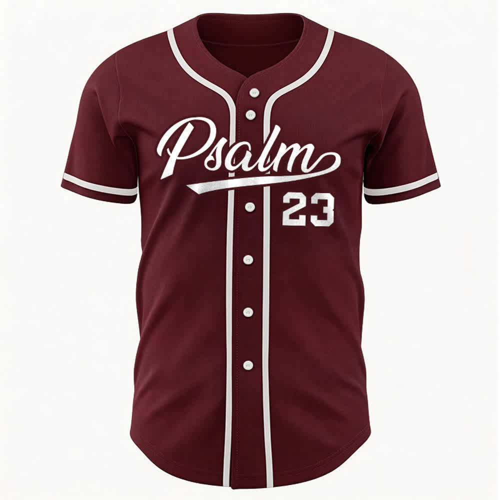 Christianartworkshop Maglia da baseball unisex in stile retrò con la scritta Salmo 23 - image 17