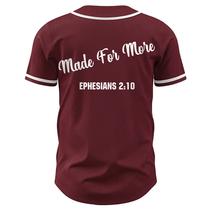 Christianartworkshop Made For More Ephesians 2:10 Maglia da baseball unisex - image 5
