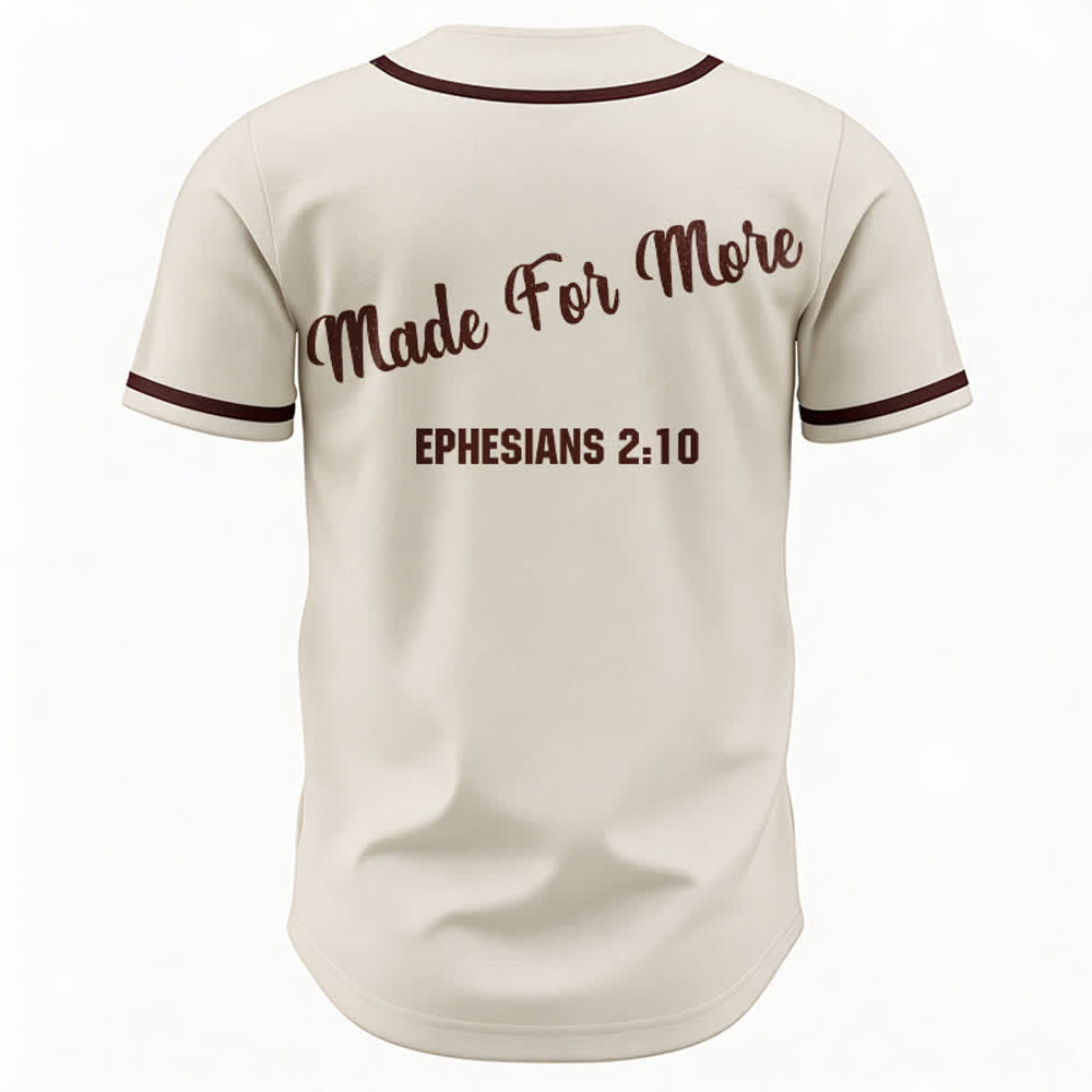 Christianartworkshop Maglia da baseball unisex Made For More Ephesians 2:10 - image 26