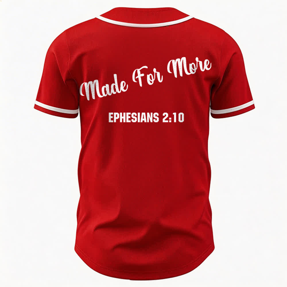 Christianartworkshop Maglia da baseball unisex Made For More Ephesians 2:10 - image 14