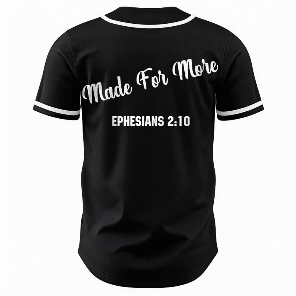 Christianartworkshop Maglia da baseball unisex Made For More Ephesians 2:10 - image 11