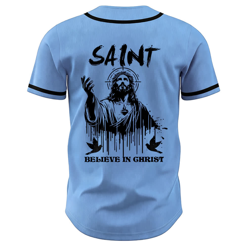 Christianartworkshop Maglia da baseball unisex "Saint Believe In Christ" - image 17