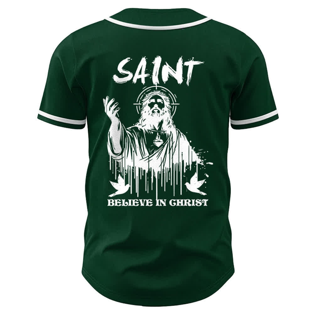 Christianartworkshop Maglia da baseball unisex "Saint Believe In Christ" - image 23