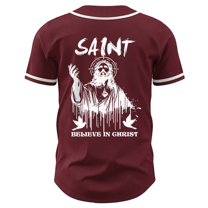 Christianartworkshop Maglia da baseball unisex "Saint Believe In Christ" - image 14